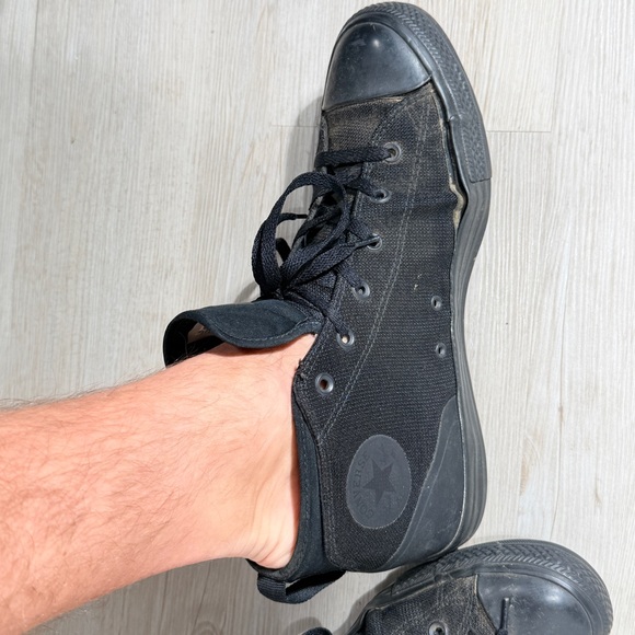 Converse Black Canvas High-Tops - Picture 9 of 15